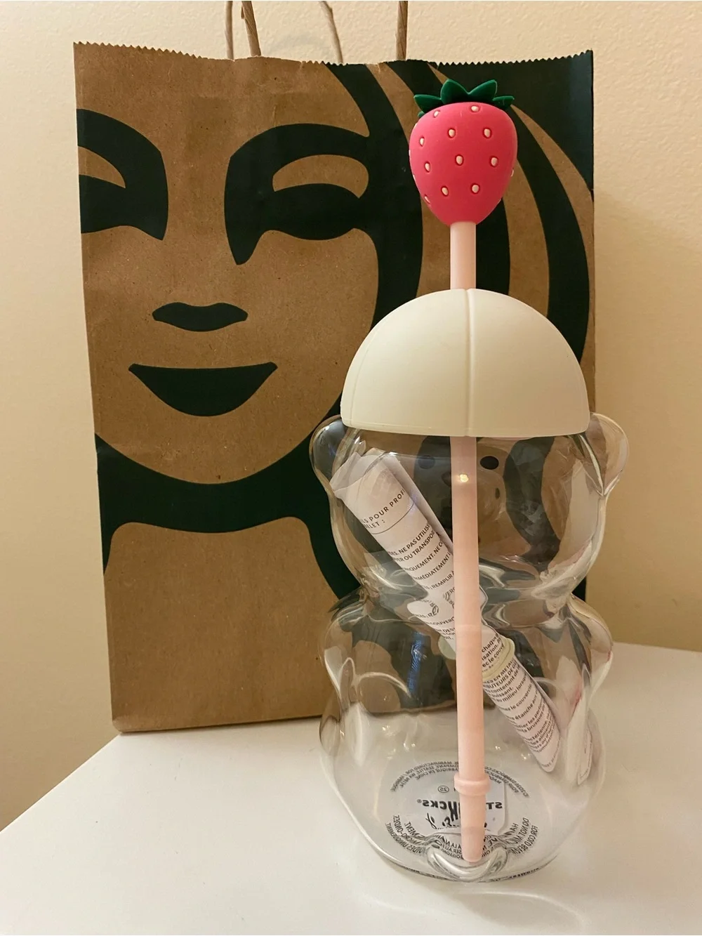 STARBUCKS PINK BEAR CUP